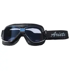 Máscara cruzada marco cromado vintage pantalla ahumada Ariete image-0