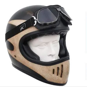 Máscara cruzada marco cromado vintage pantalla ahumada Ariete image-2