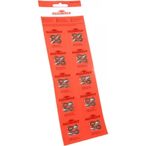 Set of 10 chain connectors (quick release) Sunrace 7-8 v image-0
