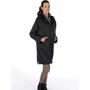 Women's waterproof hooded riding jacket HKM Julie image-1