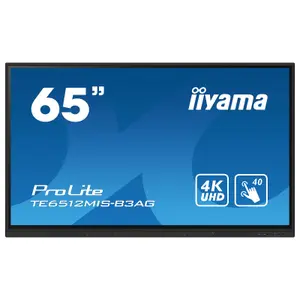 Écran afficheur 4K tactile IPS android WiFi LAN USB-C Iiyama Prolite 65" image-1