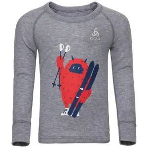 Langarm-T-Shirt für Kinder Odlo Technique Active Warm Trend image-0