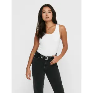 Long tank top for women Only Live love life image-2