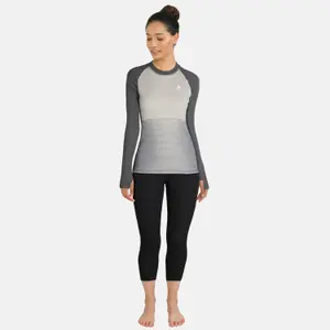 Camiseta mujer L/S Odlo Col ras du cou Active Revelstoke Warm image-1