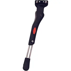 Béquille latérale vélo arrière réglable fixation 2 vis sur base pied large entraxe 18-40 mm P2R Leader Fox 24-29 "