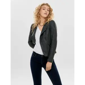 Damenjacke Only Ava imitation cuir biker image-1