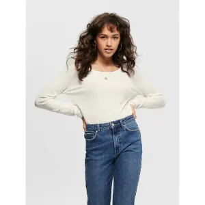 Women's long sweater Only Mila lacy manches longues image-1