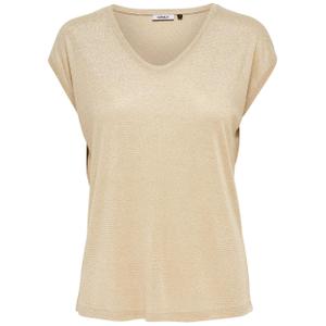 15136069-2500403-frauen-t-shirt-only-silvery-manches-courtes-col-v-lurex-farbe-gold