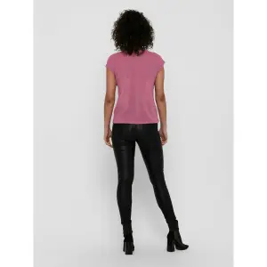 Women's T-shirt Only Silvery manches courtes col V lurex image-5