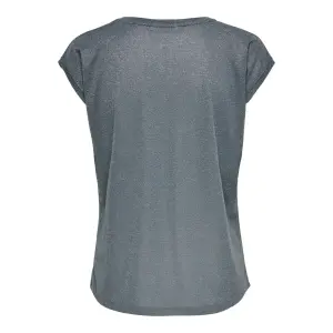 Frauen-T-Shirt Only Silvery manches courtes col V lurex image-1