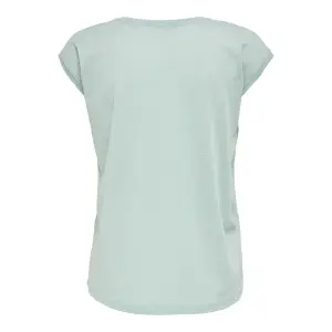 Women's T-shirt Only Silvery manches courtes col V lurex image-1