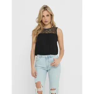 Frauen-T-Shirt Only manches courtes Venice lace image-1