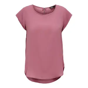 T-shirt femme Only manches courtes Vic solid image-0