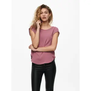 T-shirt femme Only manches courtes Vic solid image-1