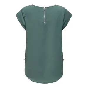 Damen-T-Shirt Only Kurzärmelig Vic solid image-3