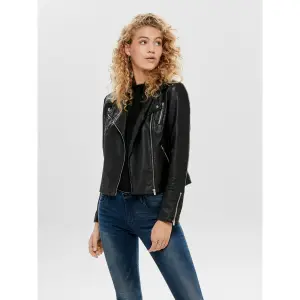Leather jacket woman Only Gemma imitation cuir biker image-1
