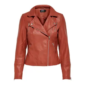 Women's jacket Only Gemma imitation cuir biker image-0