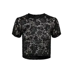 Women's short sleeve crop top Only onlalba image-0