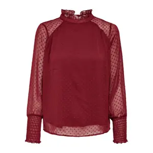 Women's long sleeve T-shirt Only onlsanny dobby image-0