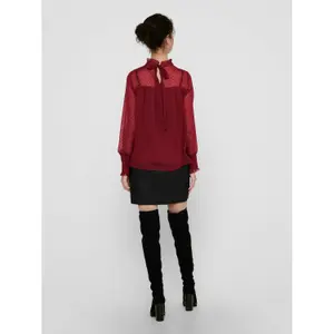 Women's long sleeve T-shirt Only onlsanny dobby image-5