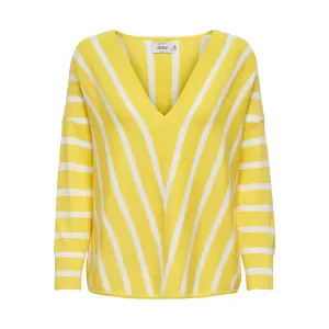 Pullover mit V-Ausschnitt für Frauen Only Aya manches 7/8 image-0