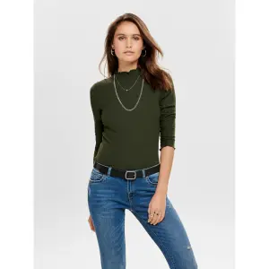 Damen-T-Shirt Only Emma langärmelig Rollkragen image-1
