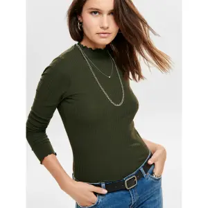 Damen-T-Shirt Only Emma langärmelig Rollkragen image-3
