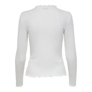 Koszulka damska Only Emma manches longues col montant image-4