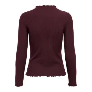 Koszulka damska Only Emma manches longues col montant image-3