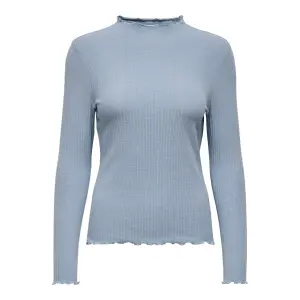 Frauen-T-Shirt Only Emma manches longues col montant image-0