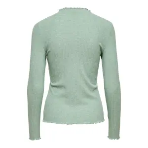 Frauen-T-Shirt Only Emma manches longues col montant image-3