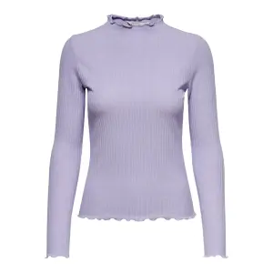 Frauen-T-Shirt Only Emma manches longues col montant image-0