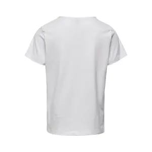 Girl's T-shirt Only kids manches courtes Love life image-1