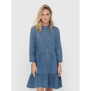 Damen-Jeanskleid Only Enya life manches 3/4 image-1