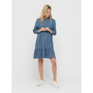 Damen-Jeanskleid Only Enya life manches 3/4 image-2