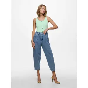 Crop top T-shirt för kvinnor Only onllivelove image-2