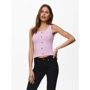 Crop top T-shirt för kvinnor Only onllivelove image-1