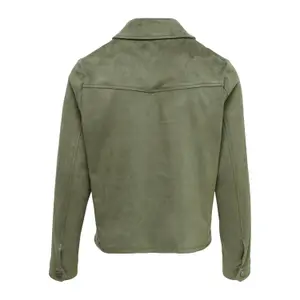 Shirt jacket girl Only kids konkiris suede image-1