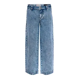 Girl's cropped jeans Only kids konlisa wide image-0