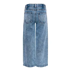 Girl's cropped jeans Only kids konlisa wide image-1