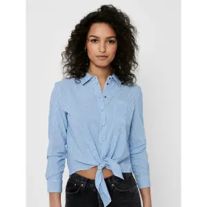 Chemise Only Lecey manches longues femme stripe knot image-3