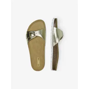 Damessandalen Only Onlmadison Metallic Leer Slip On image-3