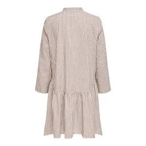 Hemdblusenkleid für Frauen Only Ditte life stripe manches 3/4 image-4