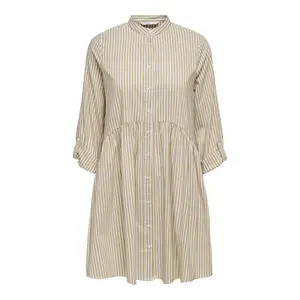 Hemdblusenkleid für Frauen Only Ditte life stripe manches 3/4 image-0