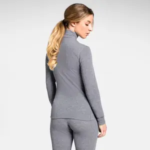 Camiseta interior mujer de cuello alto con media cremallera Odlo Technique Blackcomb image-3