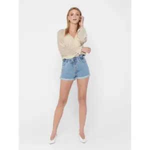 Pantalón corto jeans mujer Only Cuba life paperbag image-1