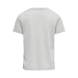 Girl's T-shirt Only kids manches courtes Silvery image-1