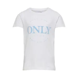 Girl's T-shirt Only kids manches courtes Logo life image-0