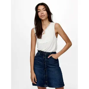 Women's sleeveless T-shirt Only onllovely life crochets image-4