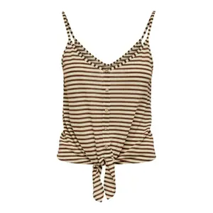 Women's sleeveless T-shirt Only onlcannes glitters image-0